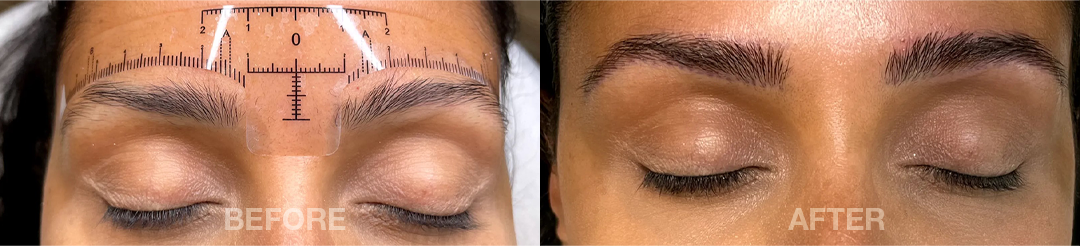 PhiBrow Microblading Before and After